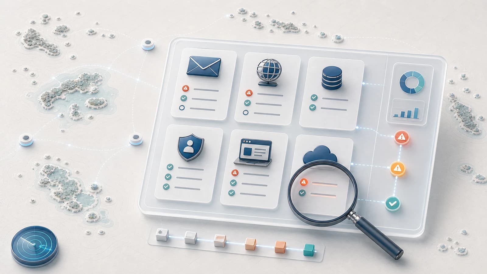 Audit des emails domaines sauvegardes acces et outils cloud